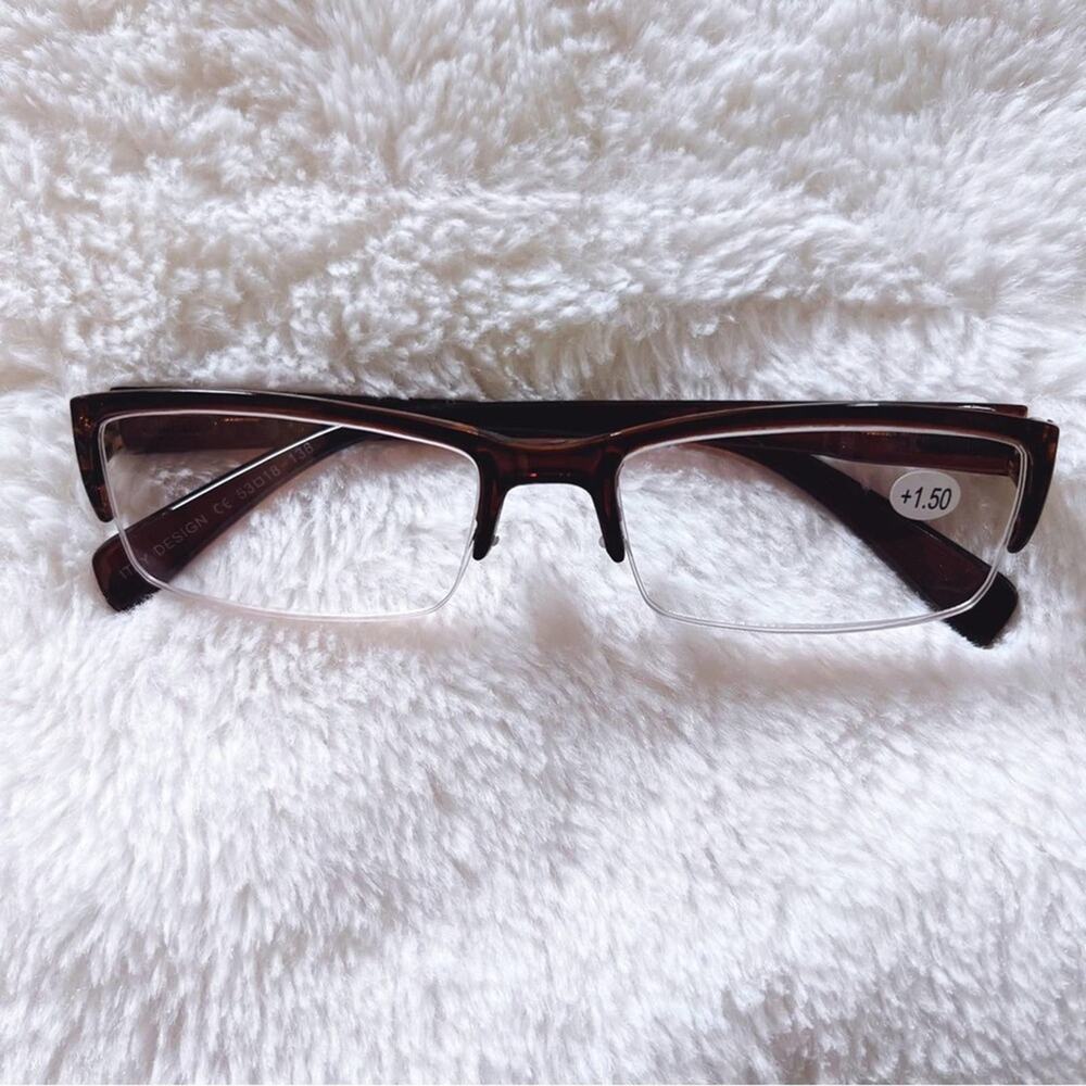Sam Tortoise Brown Rectangular Reading Glasses - Picture 5 of 15